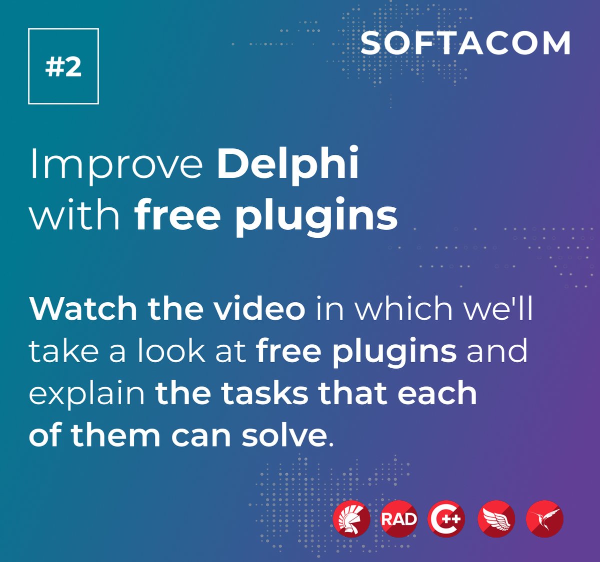 Softacom's tweet photo. In this video, we'll take a look at three plugins that are free or open-source. They can significantly improve your Delphi programming experience.
https://t.co/0rkBuY9rKc
#Delphi #Embarcadero #Delphiplugins #DelphiSoftacom #IDEFixPack #DDEVExtensions #Gexperts https://t.co/yYt7daRBpm