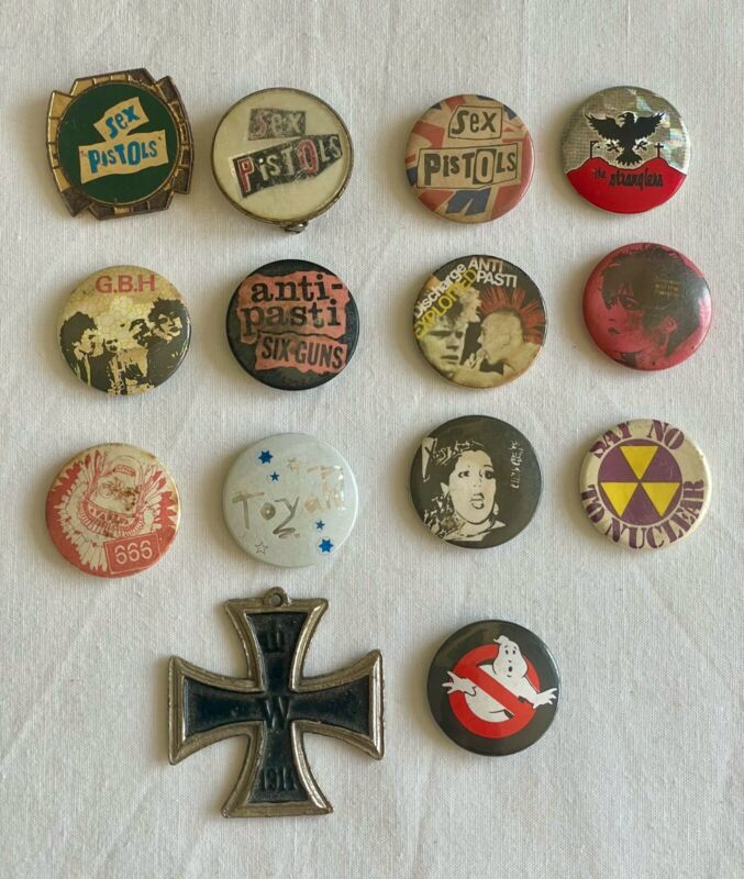 Punk badges UK