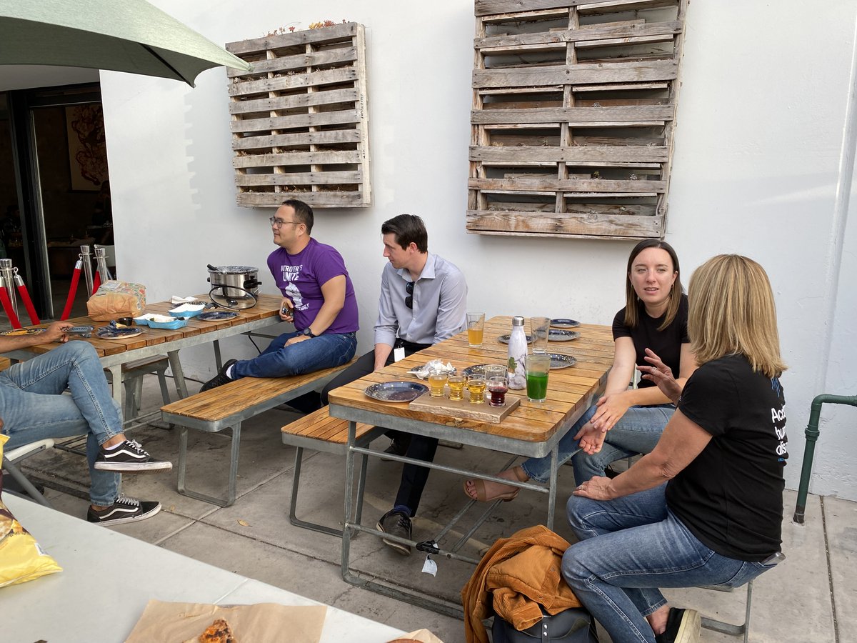 SapientBio's tweet photo. Work hard, but take time to celebrate the hard work! Thank you to @NewtopiaCyder for hosting our team for a some happy hour fun. If you are in the San Diego area, be sure to check this place out: https://t.co/lkacjDwXqD
#SapientTeam #bestteam #teambehindthescience https://t.co/Kg4Kp8AOUv