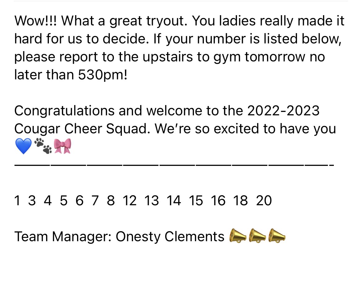 cheer_capital's tweet photo. Thanks to everyone who came to tryout!! If you didn’t make the cut, please don’t be discouraged and make sure you come to clinics next season 🤞🏽 https://t.co/D6jPXRnJPu