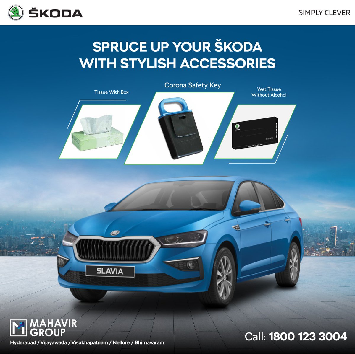MahavirSkoda's tweet photo. Greet the world with stylish ŠKODA accessories offered at Mahavir ŠKODA.
#ŠKODAGenuineAccessories #Accessories #coronasafetykey #MahavirŠKODA #ŠKODA #ŠKODAIndia https://t.co/oQ5oL7GaBc