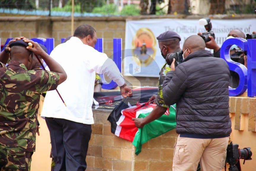 President Uhuru Kenyatta during the commissioning of the Kisumu Shipyard on Tuesday, August 2. He was also taken through MV Uhuru II which has been under construction for the last one year.

📷 Daniel Ogendo