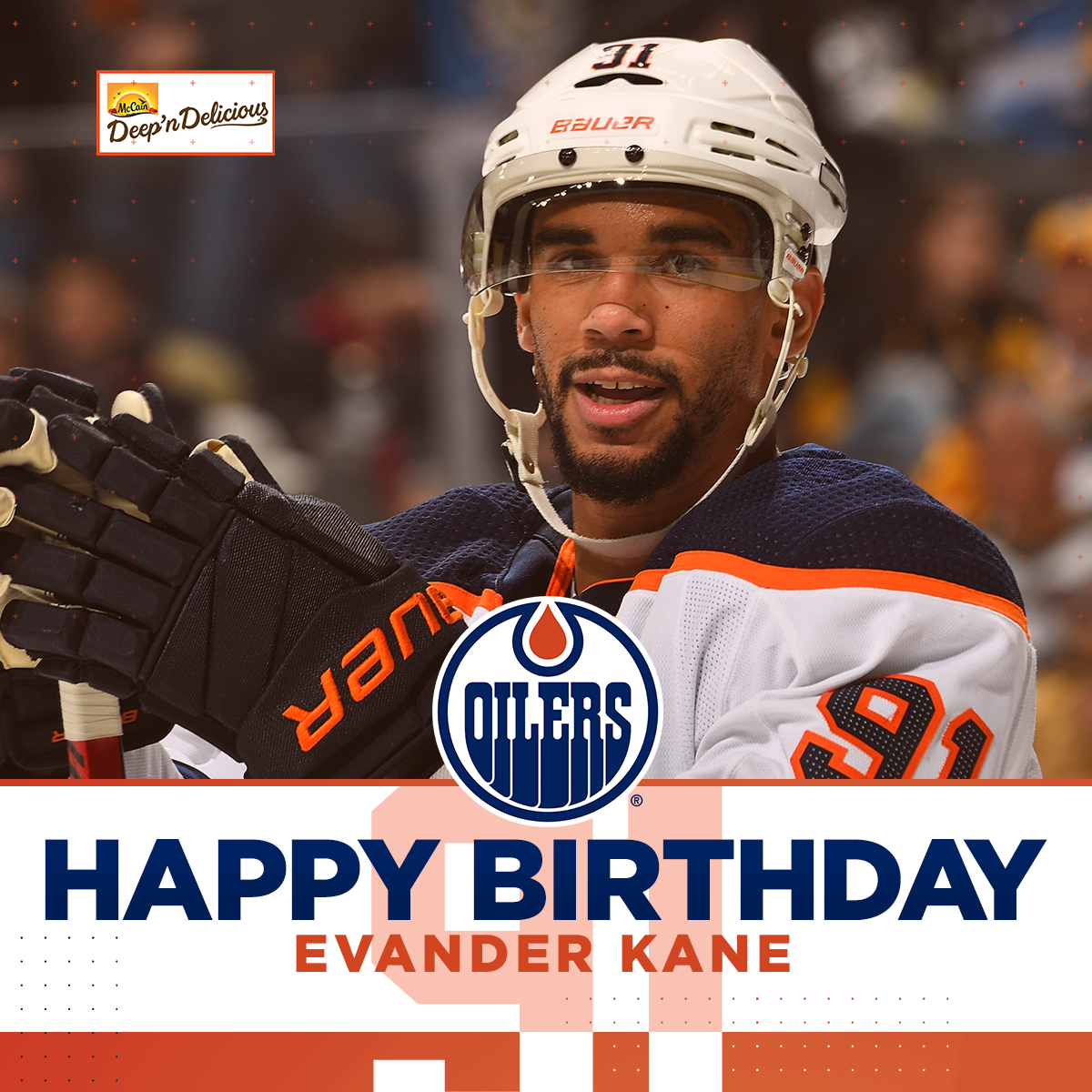 EdmontonOilers's tweet photo. 🎂🎈🥳

@mccainfoods | #LetsGoOilers https://t.co/rTlbjYY3vU