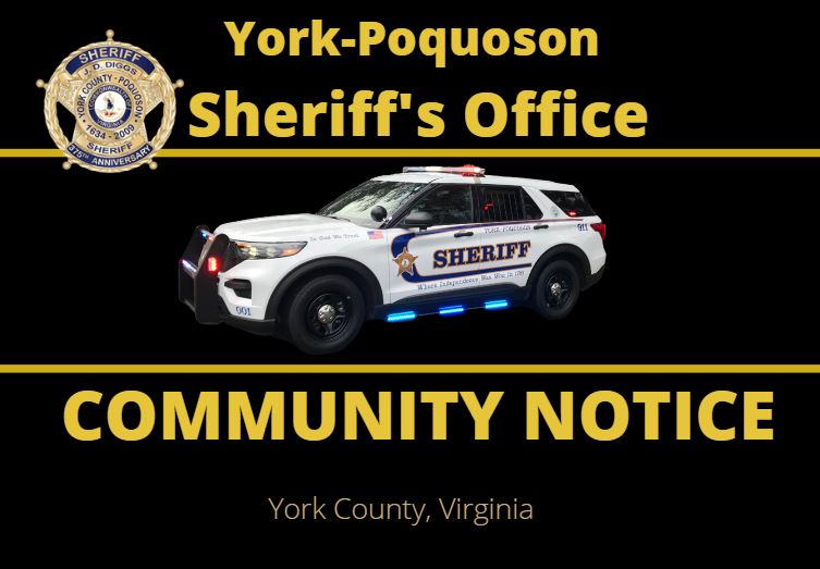 York-Poquoson Sheriff's Office tweet media