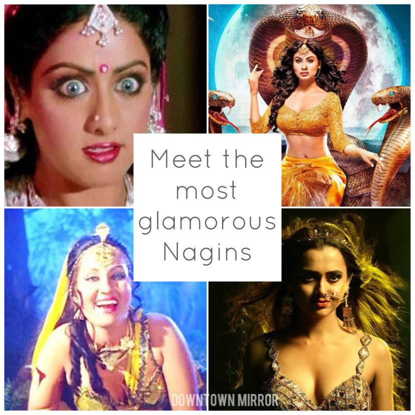 #Nagpanchami2022: Meet the most glamorous naagins From #Sridevi to #MouniRoy to #TejasswiPrakash and #ReenaRoy 

#DowntownMirrorMagazine #DowntownMirror