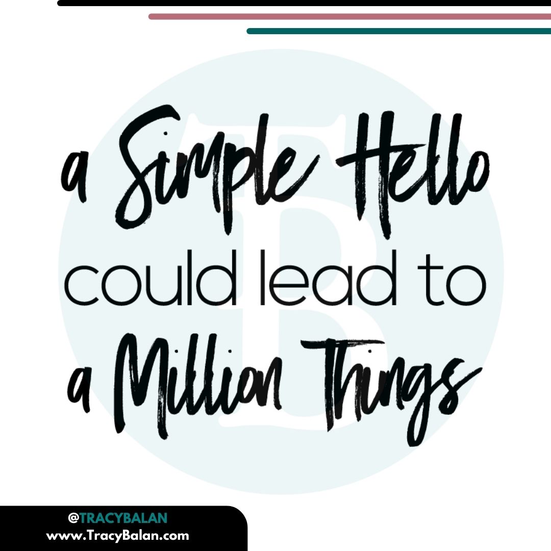 TracyBalan's tweet photo. Today dont be afraid to say hi and open up communication with someone you don't know. That hi could be the opening of the break though you have been asking God for.
.
. 
#opendoor  #hellofuture #thetracybalanexperience https://t.co/LVoBJ5SNZh