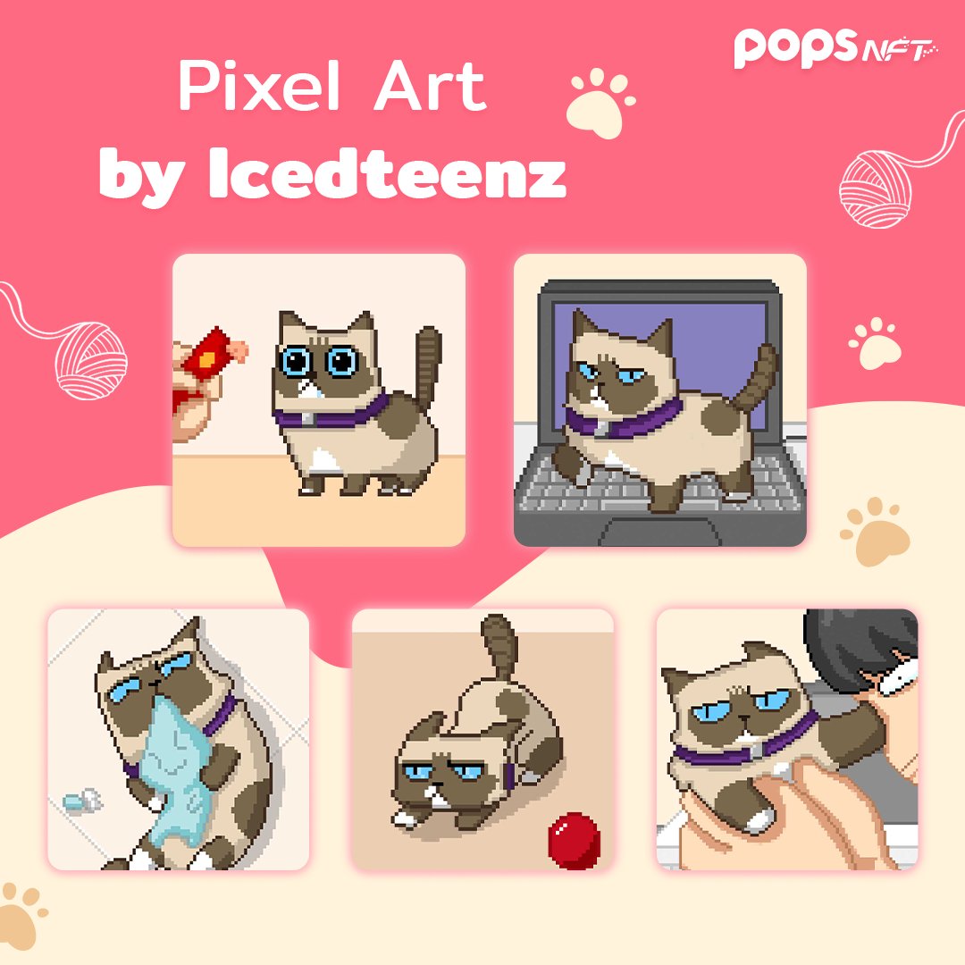 NFTbyPOPS's tweet photo. New Arrivals! The new POPS NFT ‘Meow & Me’ Collection comes in 3 versions for cat lovers.
Click https://t.co/gxMd9ZcQtk for more information
#POPSNFTTH #NFT #ทาสแมว #CatsOnTwitter #Catslover #catnft https://t.co/oyZ5BjsEtX
