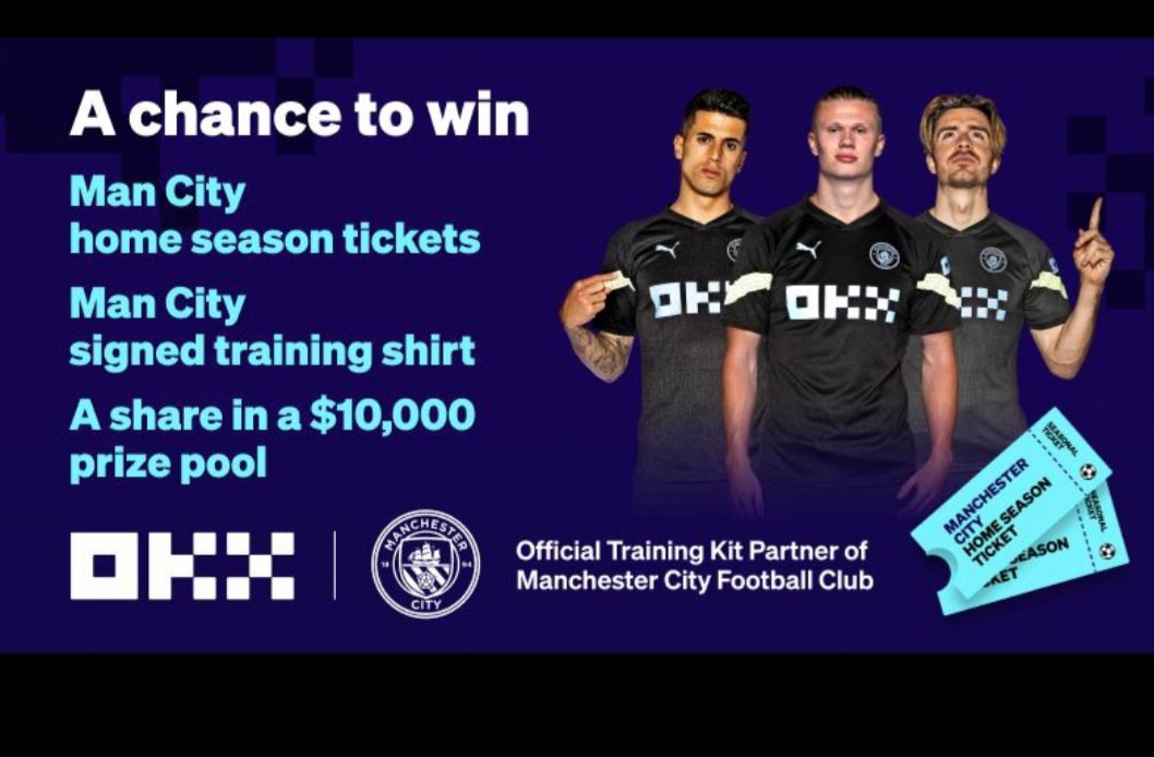 terry_own's tweet photo. @eusunt17 @agiu_marius @TroddH @LiezelAnnRamos6 @binance @ManCity @okx A chance to win Man City home season tickets 🎟 Man City signed training shirt👕&amp; a share in a $10,000 prize pool https://t.co/kVr200QX6v