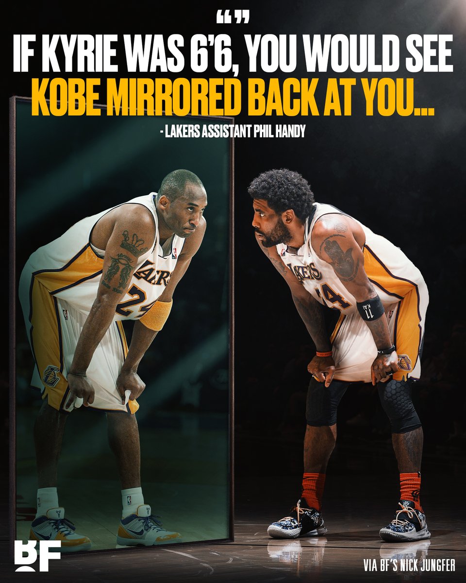“If Kyrie was 6’6, you would see Kobe mirrored back at you." - Lakers assistant Phil Handy 

(via BF’s <a href="/nickjungfer/">Nick Jungfer</a>)