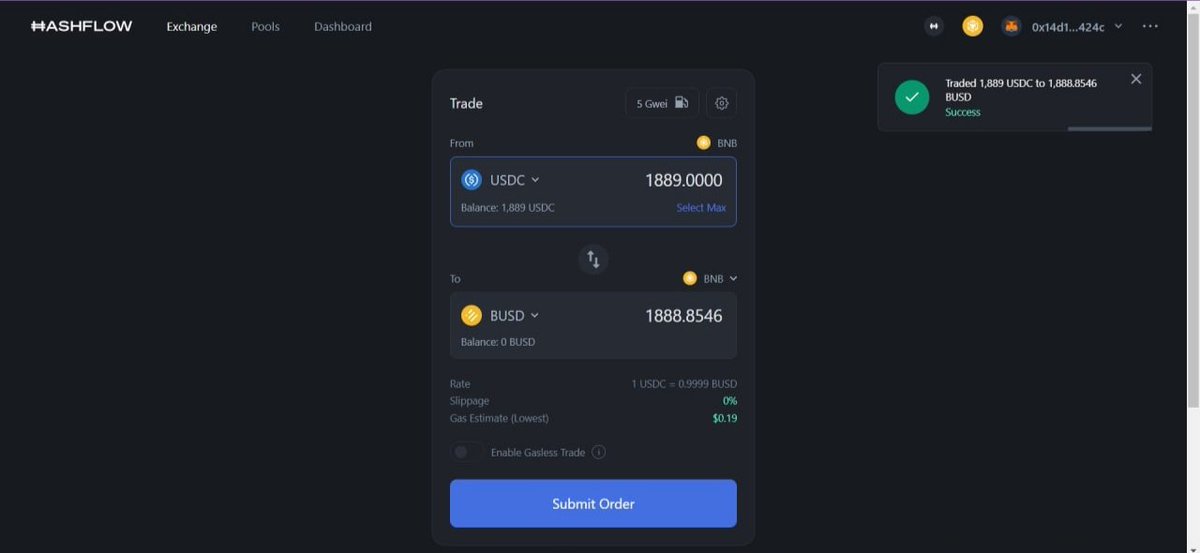 The best Decentralized exchange of the Smart Chain(bep20)<a href="/PancakeSwap/">PancakeSwap</a> network demands a high fee, why should we not use <a href="/hashflow/">hashflow</a>?
Check it out for yourself. Everything is fine. <a href="/hashflow/">hashflow</a> is unique🔥🤝💯🚀