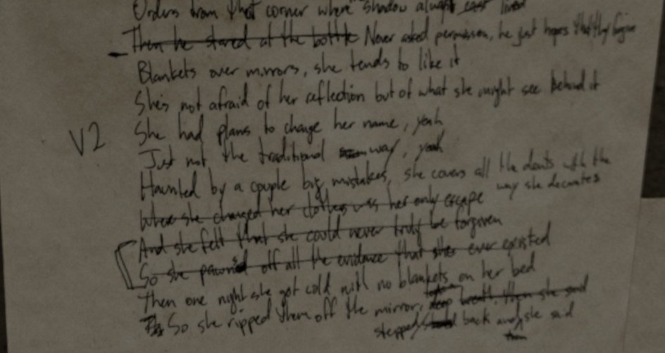 BanditoHub's tweet photo. ℹ️Throwback to Tyler's first original verse for Redecorate:

“When she changed her clothes was her only escape
And she felt that she could never truly be forgiven
So she pawned off all the evidence that she ever existed" https://t.co/54TuvbK9gX