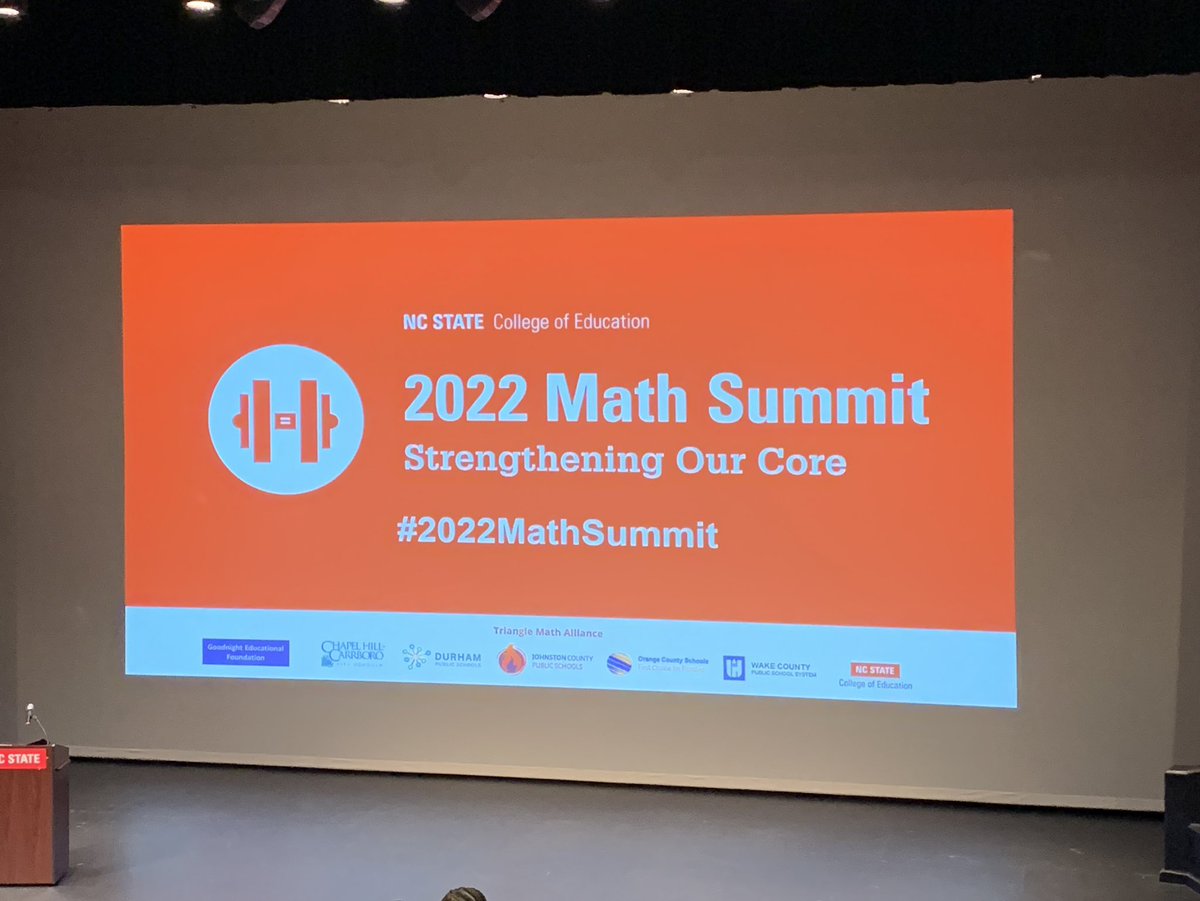 Looking forward to my first #2022MathSummit today!