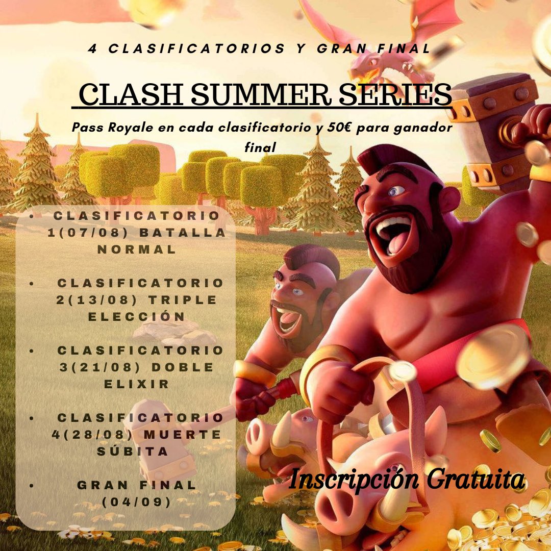 Una de torneitos veraniegos? 🏖🔥📱Inscripción al primer clasi DM!!