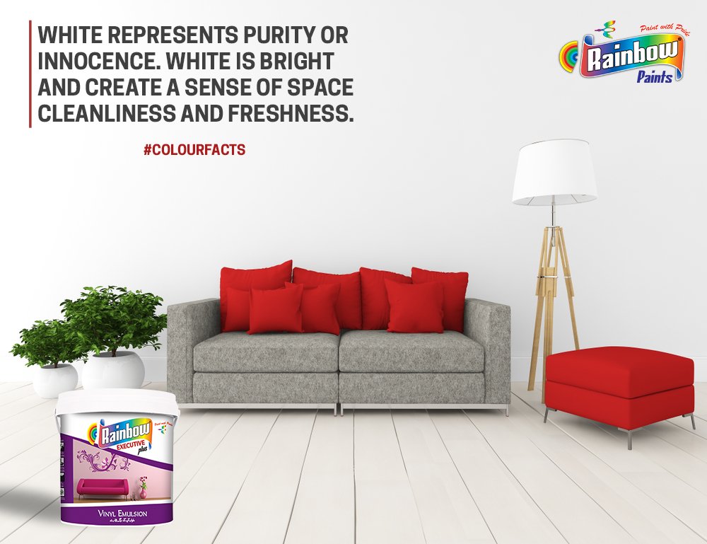 rainbowpaints's tweet photo. 𝗖𝗼𝗹𝗼𝘂𝗿 𝗙𝗮𝗰𝘁𝘀

White represents #purity or #innocence. White is #bright and creates a sense of space #cleanliness and #freshness.

#White #ColourFacts #Paint #Colour #RainbowPaints https://t.co/fcHPBpNz5a