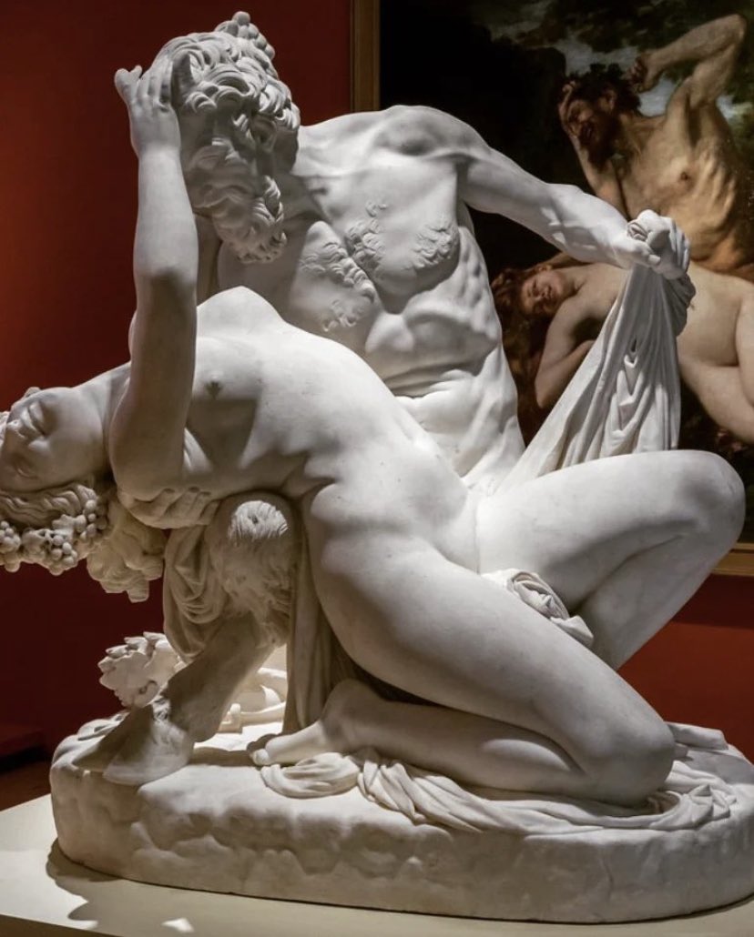 Assiko22's tweet photo. La sublime sculpture « Satyre et Bacchante », chef-d’œuvre de James Pradier, réalisé entre 1830 et 1834. 

Elle fut acquise en 1980 par le Musée du Louvre. 
(RF 3475 - Département des Sculptures du Moyen Age, de la Renaissance et des temps modernes) https://t.co/W1sY4iuDbR