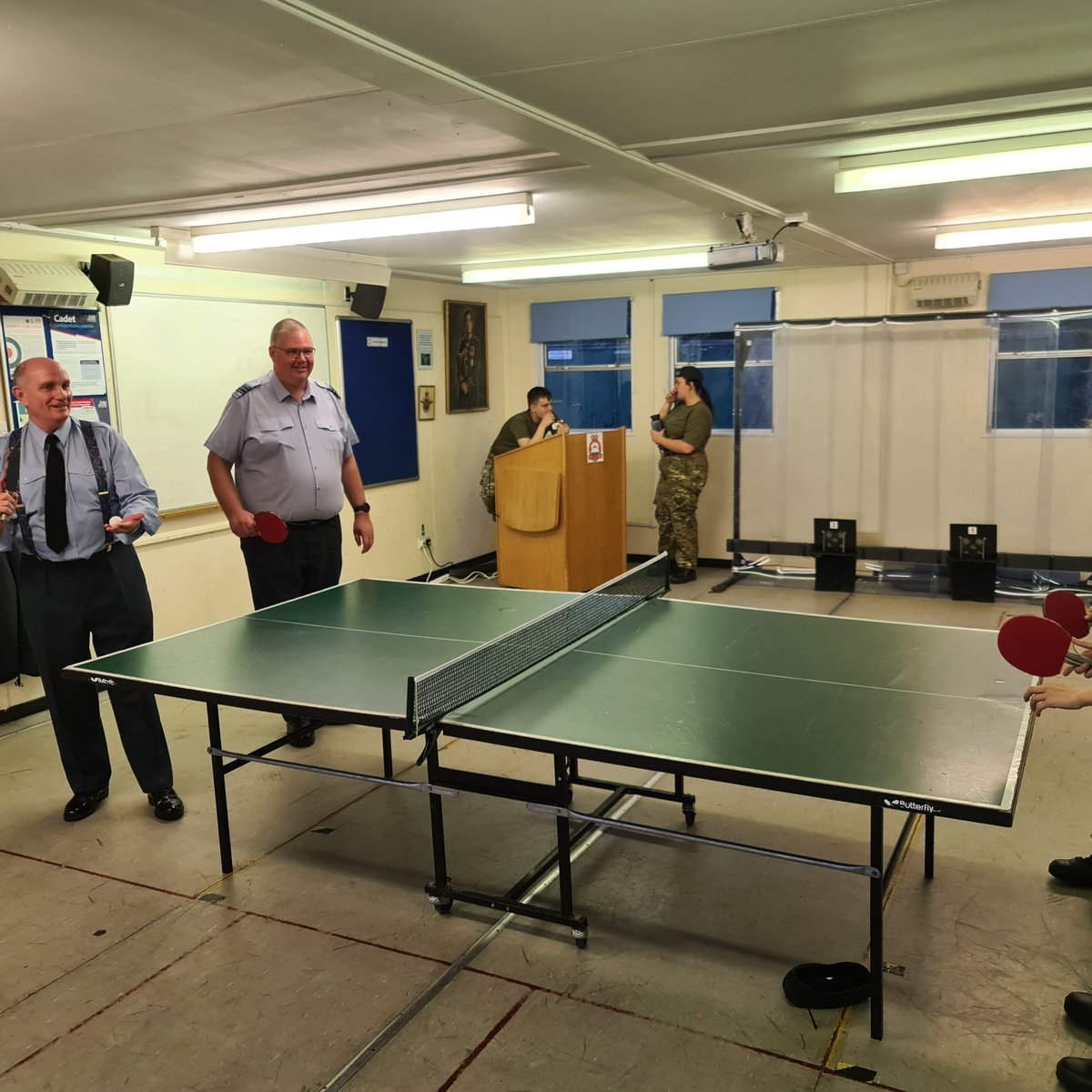 Last night 1803 Sqn welcomed Wg Cdr Withnall and team for our AFI.
OC Wing met with CFAV and joined cadets in fieldcraft, STEM, archery (which he won), and table tennis (which he did not!).
Thanks to all CFAV and cadets involved for an enjoyable and successful AFI!