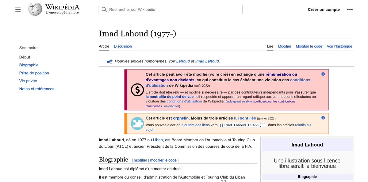 Prospects des agences de e-réputation sur @wikipedia_fr, réfléchissez avant de faire appel à leurs services. D'une part vous détruisez un bien commun. D'autre part, vous payez et prenez tous les risques, alors que ces agences restent dans l'ombre. #CommunNumerique
