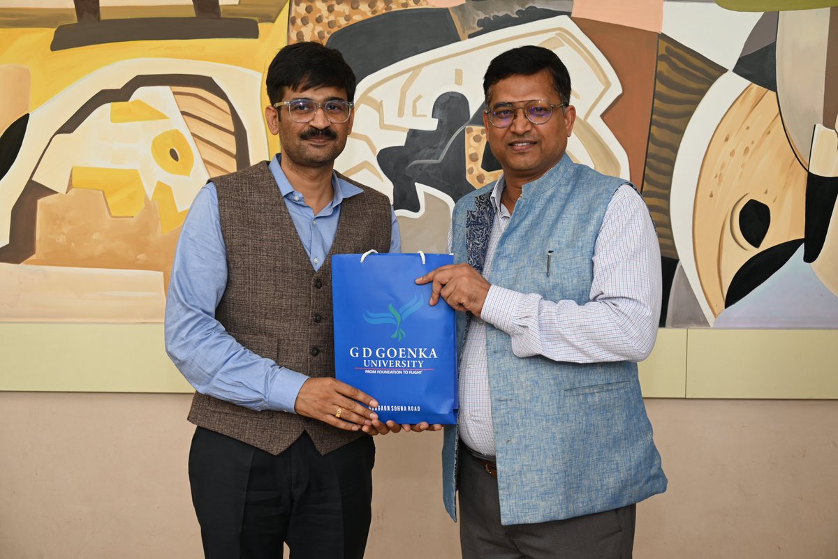 goenka_univer's tweet photo. "It seems such a great day to say that you came our way". GD Goenka University wishes all its valuable employees a very Happy Birthday and a great year ahead.
#BirthdayCelebration #USEE #GDGoenka #GDGoenkaGroup #FoundationToFlight #GDGoenkaUniversity #GrowWithGoenka #GDGU https://t.co/xl5rL6m40p