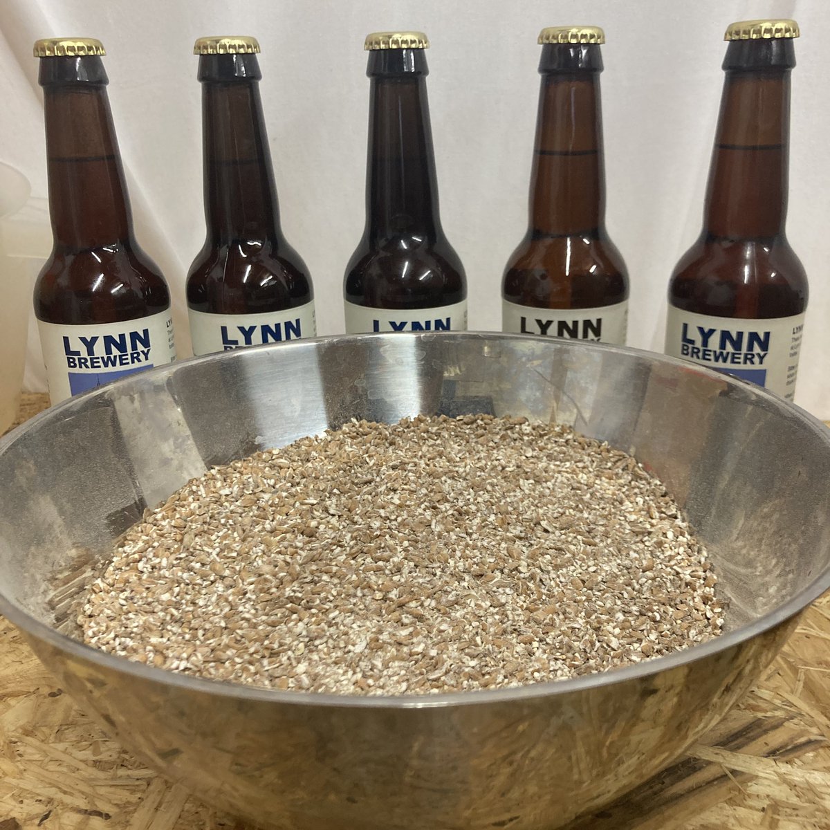 Brew Day again! Wheat malt from Crisp Malt ready for mashing. A special order batch of Hefeweizen will be safely in the fermenter by the end of the day.

#kingslynn #craftbeer #norfolkbrewery #westnorfolk #lovewestnorfolk #buylocalnorfolk #buylocal #discoverkingslynn #norfolkbeer