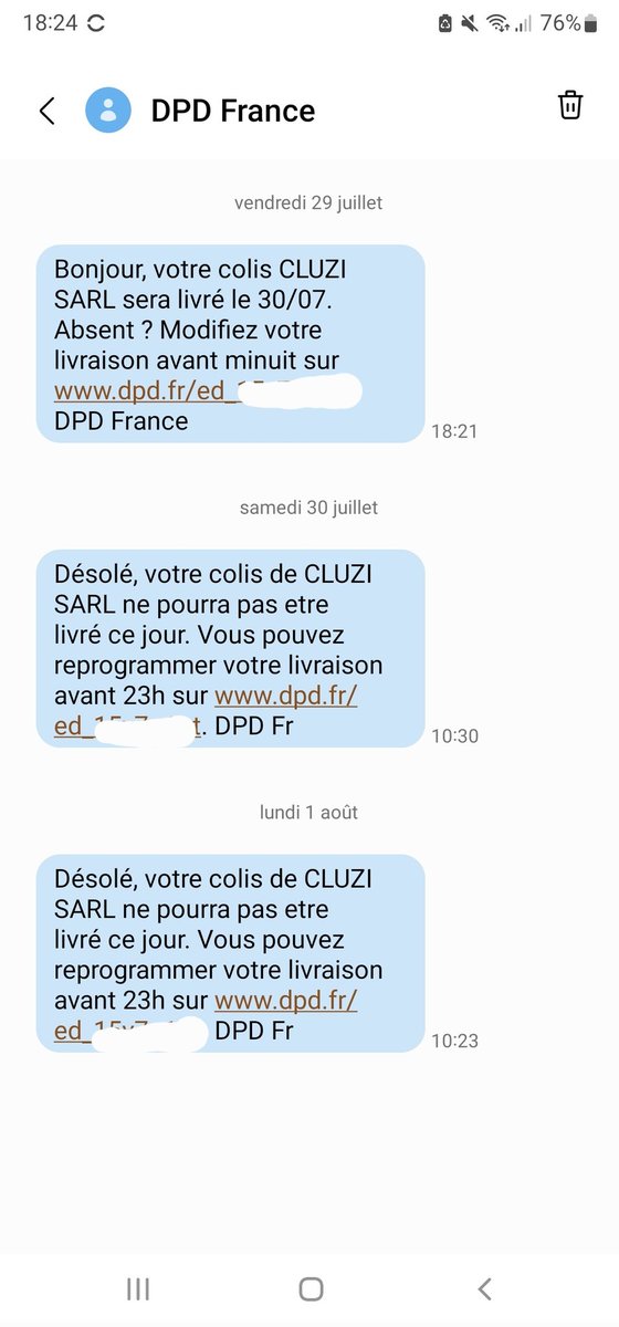 cretmanu's tweet photo. @DPD_Fr Je suis même allé à l agence et en fait il est toujours pas arrivé https://t.co/vnG1VMGHnR