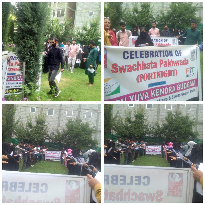 mybharatbudgam's tweet image. Pledge taking ceremony of Swachtta fortnight and reading of message of NYK Budgam

@YASMinistry #pledgetaking 
@Nyksindia 
@mygovindia
@jk_nyks 
@Anurag_Office 
@BaramullaNyk 
@NYK_Srinagar 
@NYKpulwama