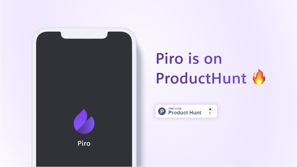 Piro_App's tweet photo. Piro is now live on ProductHunt! @ProductHunt Please do check out our page let us know what you think! (and maybe leave an upvote or a comment if you like us 😊) https://t.co/ccJsF3T6yb #Web3 #NFTs #dApp https://t.co/YpKMPc0Kb5