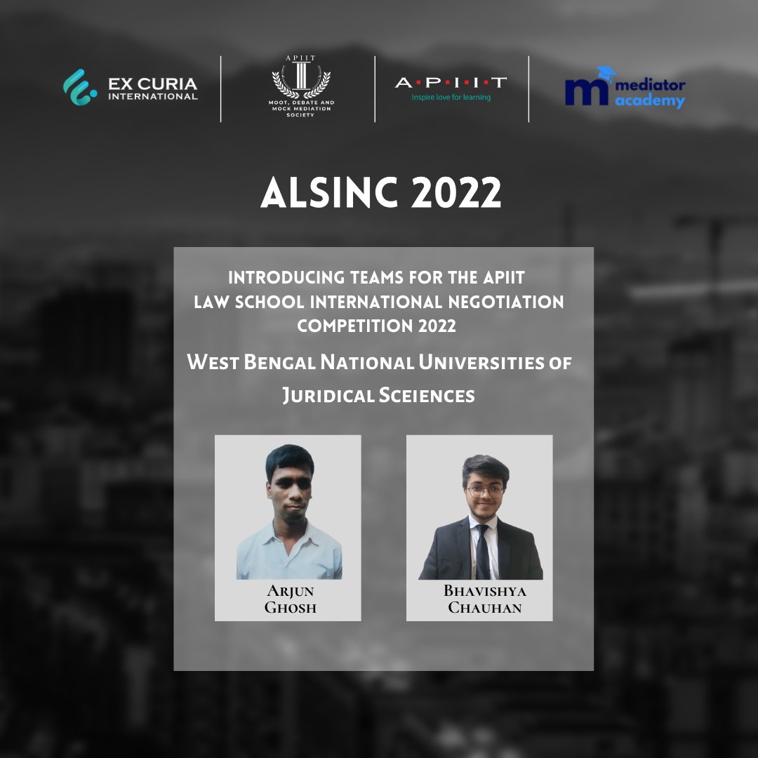 MDMMS_APIIT's tweet photo. APIIT Law School International Negotiation Competition 2022  

Introducing the University Teams!  

#ALSINC2022 #APIIT #negotiationskills #teams https://t.co/UgVmo0vXyC