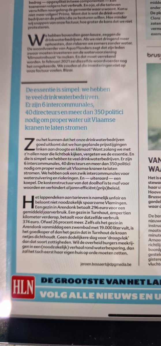 Ik begrijp niet dat hier niet meer ophef over is. Opnieuw <a href="/jeroenbossaert/">Jeroen Bossaert</a> die zegt waar het op staat. Willen politieke partijen de extremen terugdringen? Hier is alvast een begin. De dotaties mogen als tweede aangepakt...