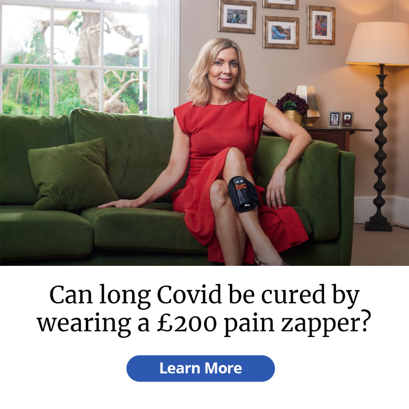 mpeditions's tweet photo. Can long Covid be cured by wearing a £200 pain zapper?