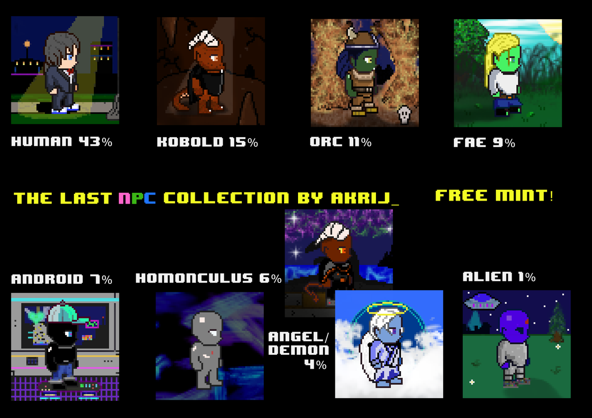 TheLastNPCs | Free Eth Mint tweet media