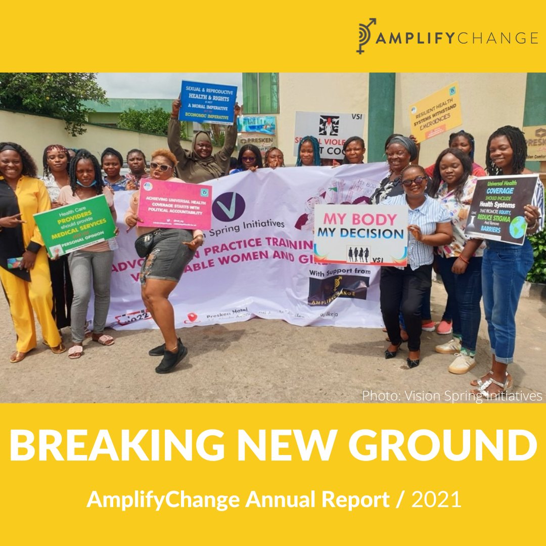 Advocacy embodies a range of approaches to improve SRHR outcomes from direct policy change to social norm transformation to increasing individual awareness. Read how #civilsociety orgs promoted #SRHR in their communities in our Annual Report ow.ly/nHqN50K6p55 
📸<a href="/VSI_ng/">Vision Spring Initiatives</a>