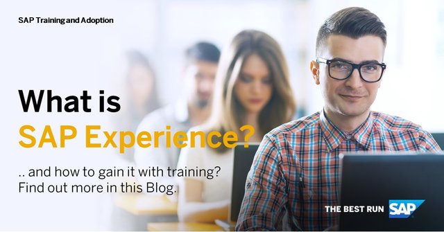 SumaUrs's tweet photo. What is SAP Experience – and how to gain it through Learning & Training? Find out more in this Blog #SAPExperience #SAPTraining https://t.co/XeUYsxEhNo https://t.co/zjTEwinyZv