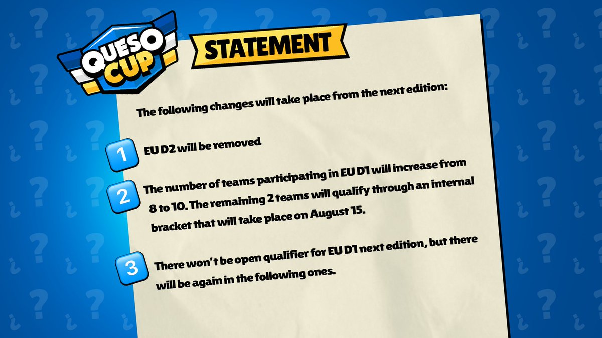 🚨 IMPORTANT ANNOUNCEMENT REGARDING THE BRAWL STARS QUESO CUP 🚨
