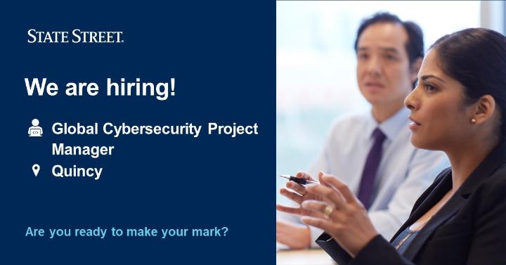 AlecSocial's tweet image. RT @nchakar: We are #hiring a global #cybersecurity project manager. In this role, you’ll work on our #GlobalCybersecurity initiatives and other #governance, #risk and #compliance strategy projects. Join us and #makeyourmark. Apply now. #CareersAtStateSt…