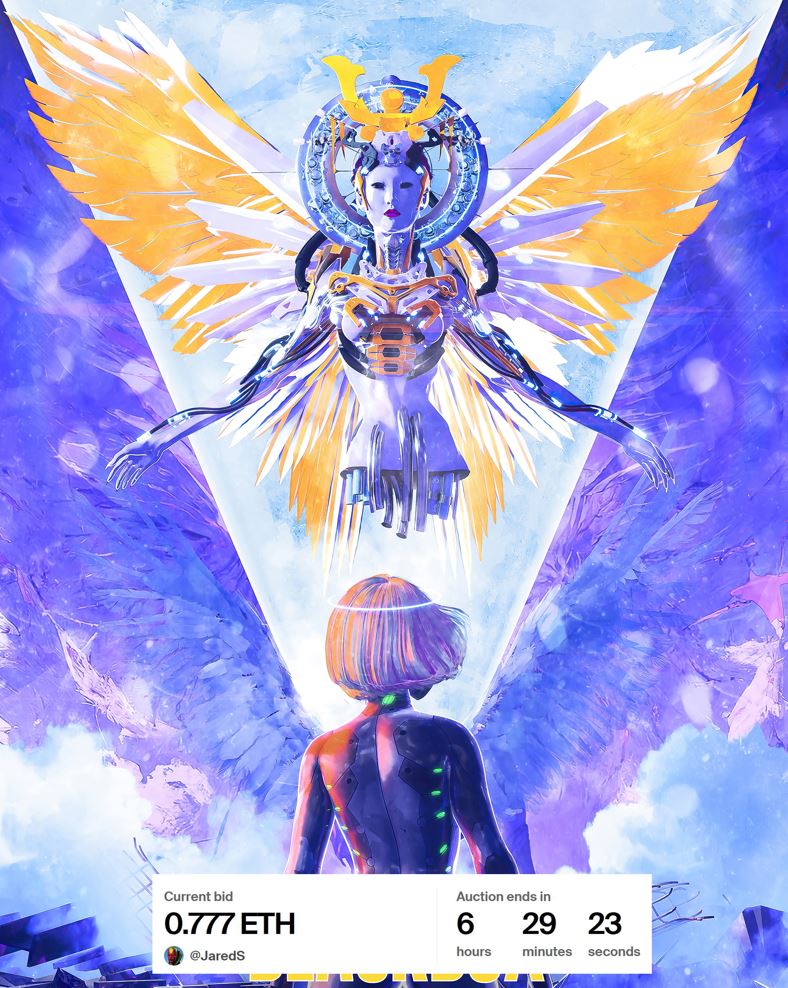 Just woke up this morning to a new bid of 0.777 ETH from the legendary <a href="/JaredSturman23/">Jared</a> 😱🔥
Thank you so much for your support and LFG 💖🚀