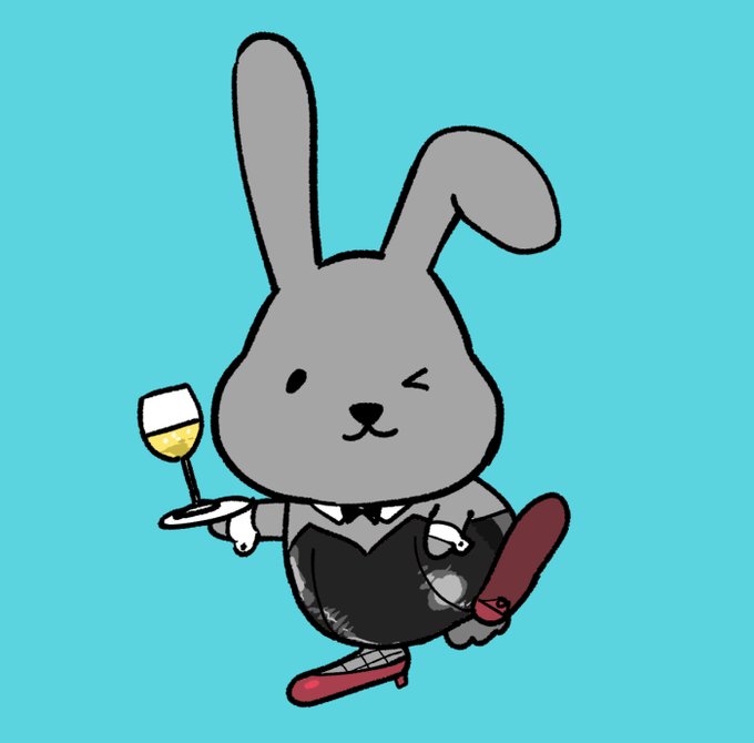 #バニーの日 
バニー衣装ラッピーが検索しても出なかったので描きました 