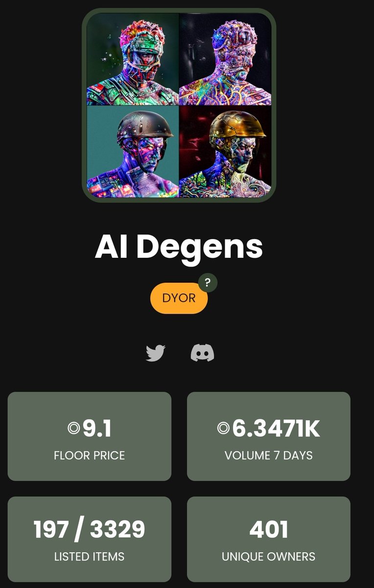 Coldheart_Alpha's tweet photo. I've been Alpha calling for a while and I learn every day. I'm enjoying it so I've decided to do a giveaway using some of my profits

All you need to do;
Retweet ✅
Follow me ✅
Tag your friends ✅
Like 💙

2 winners ! Prizes below;
1 @ZeninNFT NFT $58
1 Sol $44

#Giveaways #SOL https://t.co/Tr0mg3BBGy