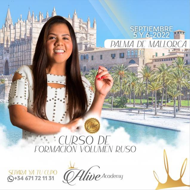 alivelashes's tweet photo. Formación de volumen ruso en Palma de Mallorca 5 y 6 de Septiembre.
Toda la información sobre el curso 📲671721131
#volumenruso #volumelashes #cursodepestañas
#tatianaalvarez #mallorca #palmademallorca https://t.co/N8O4XwR71E