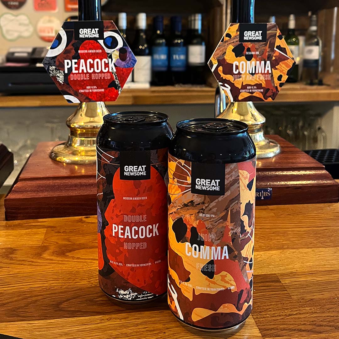 It’s always great to see our designs in the flesh ✨ We’ve loved working with <a href="/greatnewsome/">Great Newsome Brewery</a> rolling out their brand new Chrysalis range 🦋 and re-launching Sleck Dust to celebrate their 15th anniversary 🍻

Pump clips ✔️ Bottle design ✔️ Can design ✔️ Beer mats ✔️