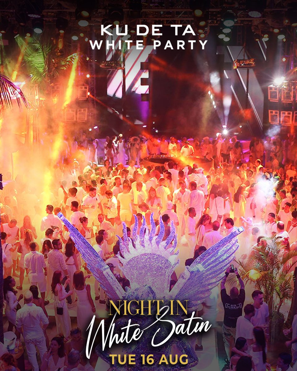 kudetabali's tweet photo. GIVEAWAY ALERT !!!⁠

The most Iconic Party is about to come!  ⁠
Below is your chance to win our exclusive tickets for the KU DE TA  WHITE PARTY, Tuesday, August 16th, 2022.⁠ Link through our bio. https://t.co/5WLhvERyPI