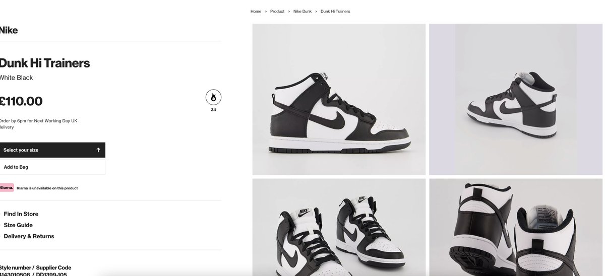 thesolerestocks's tweet image. Ad: The Nike Dunk Panda High has sizes BACK at Offspring! 

Link &amp;gt; solesupplier.co/3zmF50V