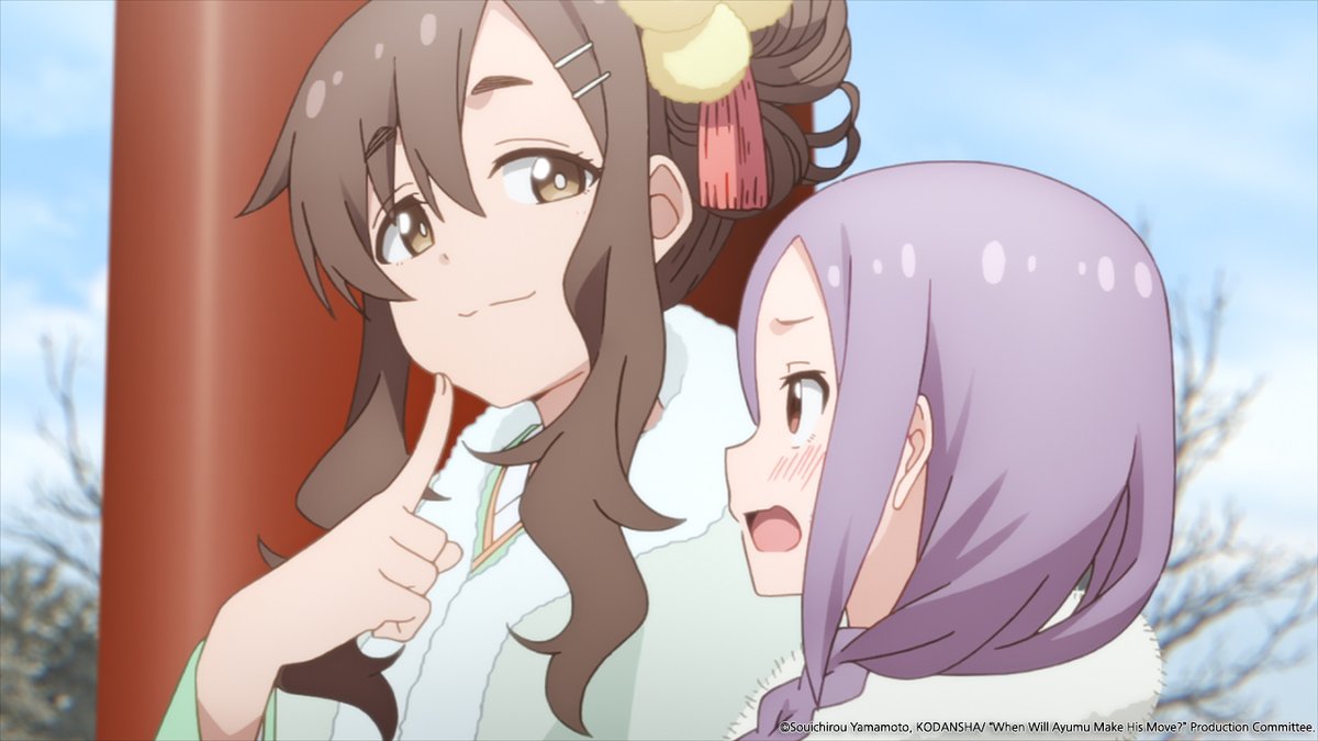 [애니플러스 8/3 00:00 방송 『그래도 아유무는 다가온다』 4화 "같이 보내고 싶어서요"] - 계절은 겨울이 되었고 12월이 되자 대청소로 분주한 나날을...