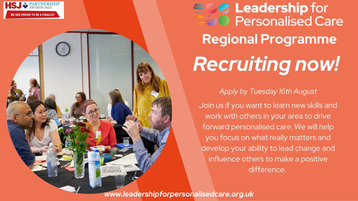 Leadership for Personalised Care Programme tweet media