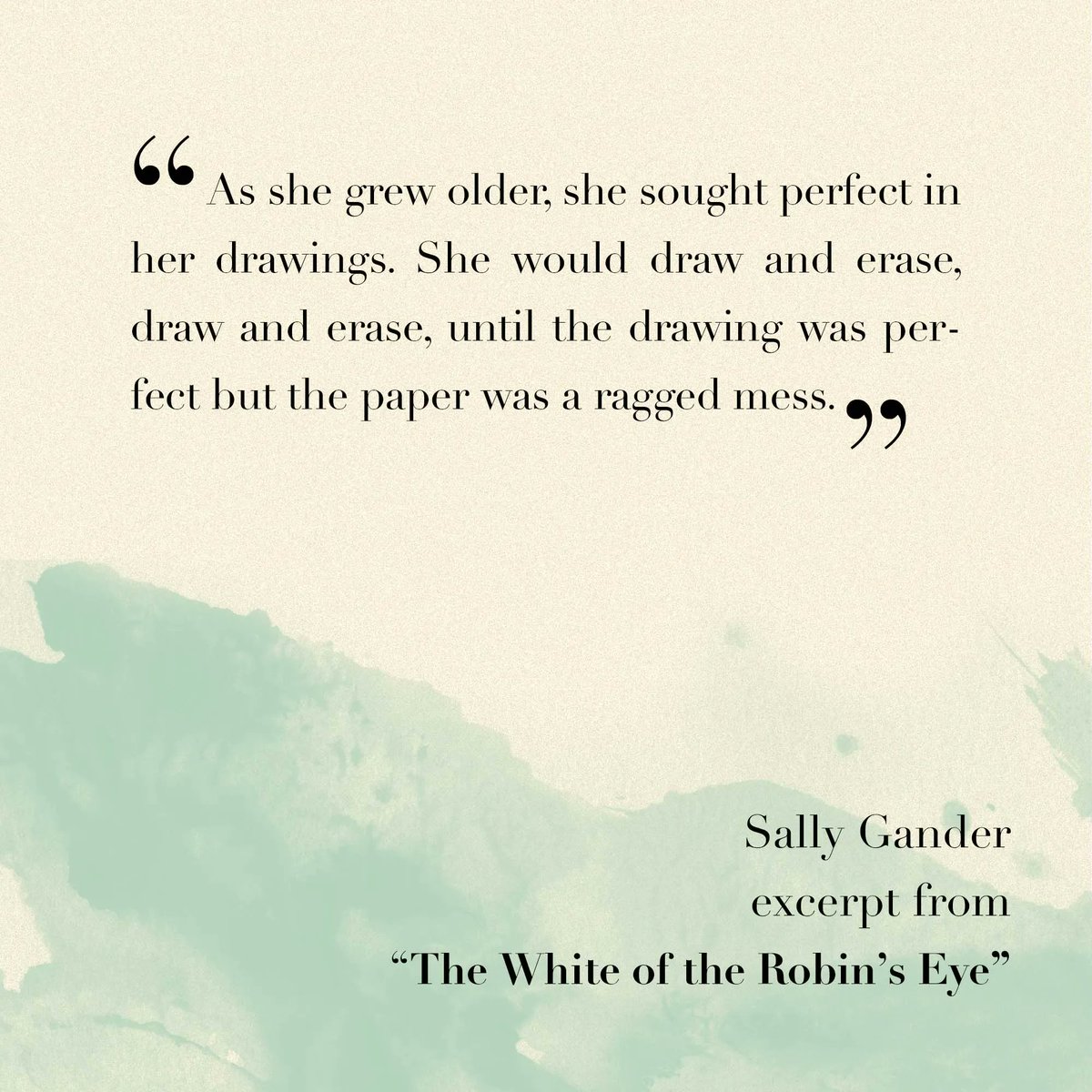 A few weeks of #authorquotes ahead! We'll be sharing a few with you in a row, so stay tuned, there's more to come! ✨ Starting with Sally Gander's piece 'The White of the Robin's Eye' and this amazing quote from it. Grab 'Transitions' from this link ➡️ epochpress.org/shop/