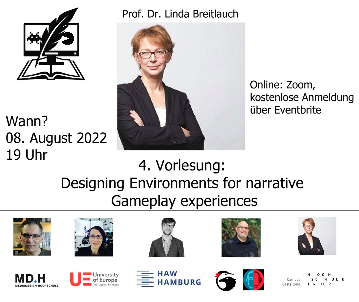 gamedesignue's tweet photo. Ringvorlesung Grundlagenkompetenzen Narrative Design &amp; Game Writing

Narrative Design - Designing Environments for narrative Gameplay experiences.
Von @L_capitana @HochschuleTrier

https://t.co/iqQwMGycj1

Begrenzte Teilnehmerzahl!

#narrativedesign #computerspiele #scheuersack https://t.co/Ou0WFs1aEQ