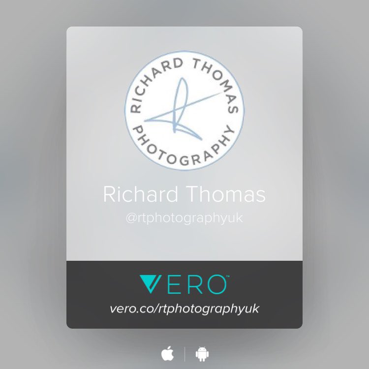 Like many other photographers I’m going to give this another go. Join me on VERO.
vero.co/rtphotographyuk