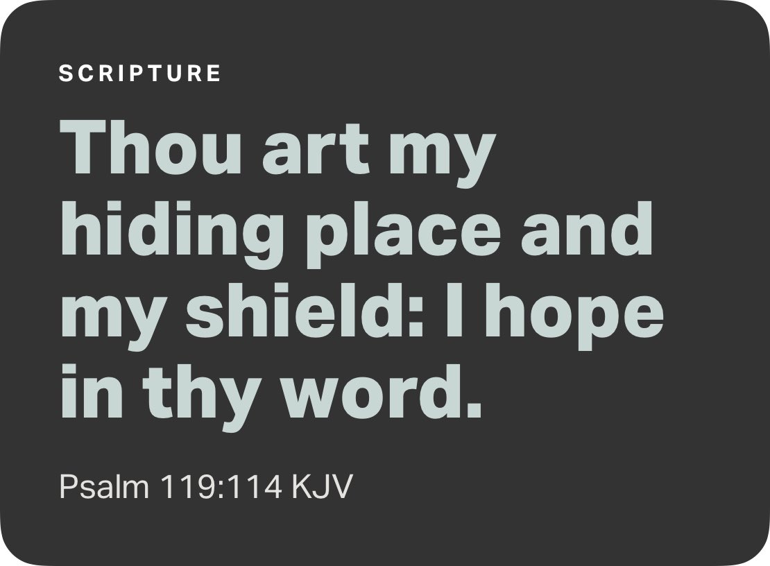 Psalm 119:114 KJV bible.com/bible/1/psa.11…