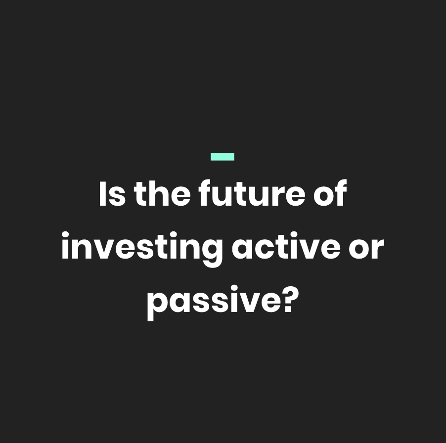 Is the future of investing active or passive? 🤔

🧵 👇