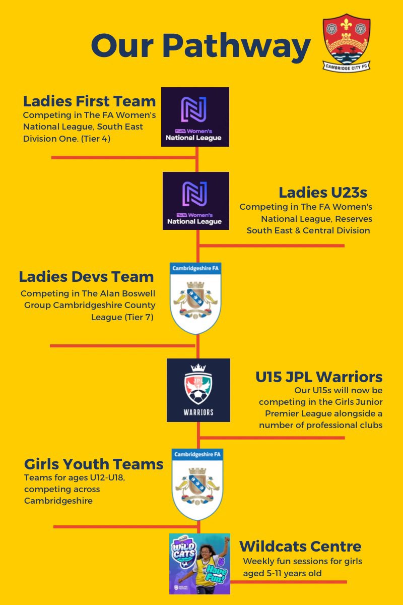 Has it sunk in yet?! 

We’re all so proud of what the #Lionesses  have achieved &amp; want to make sure that anyone looking to play the game in our community, can do just that.

So here’s a reminder of the pathway that we have for female footballers! #NextGeneration

<a href="/FAWNL/">FA Women's National League</a>