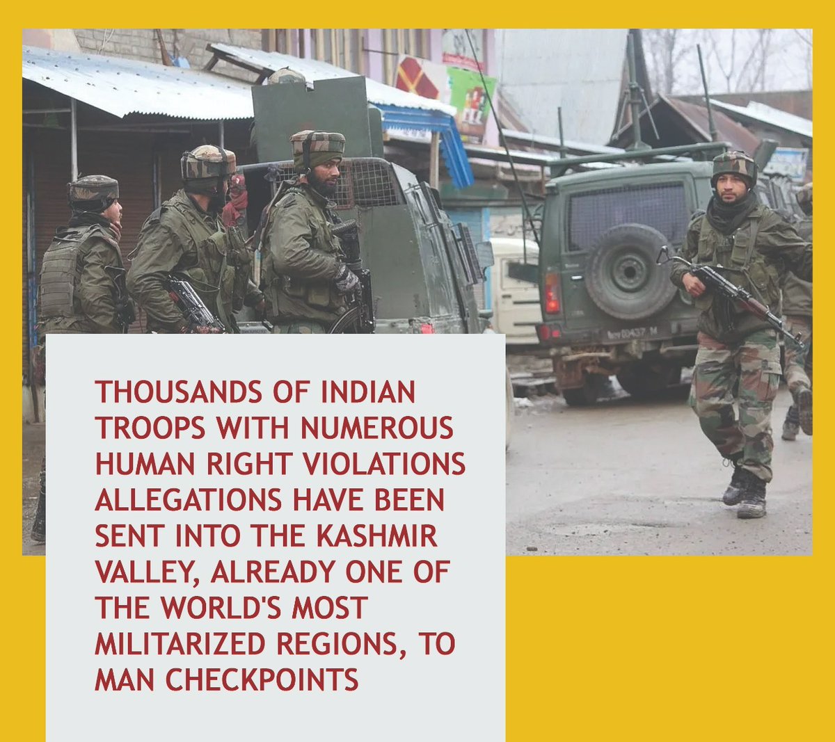 mahj40960's tweet photo. Hindustan regime has gone sick with hatred , intolerance bigotry and bitterness towards Muslims in India
#KashmiriLivesMatter
#AnOpenPrisonIIOJK
#BehindYouBajwa
#NoArmyNoPakistan
#ILovePakArmy https://t.co/GwRQ2vTV99